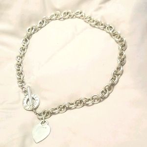 Tiffany's heart toggle 16' NECKLACE